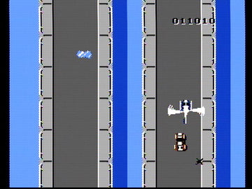 
Spy Hunter | NES | gameplay screenshot | Data by MobyGames.com