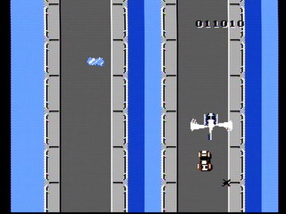 
Spy Hunter | NES | gameplay screenshot | Data by MobyGames.com