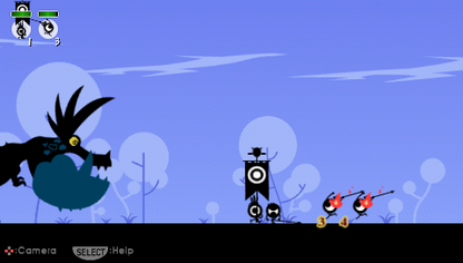 Patapon | PSP | gameplay screenshot | region=North America | source-country= | zypher-v2 | moby-72112e0eb1e7 | Data by MobyGames.com