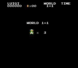 
Super Mario Bros | NES | gameplay screenshot | Data by MobyGames.com