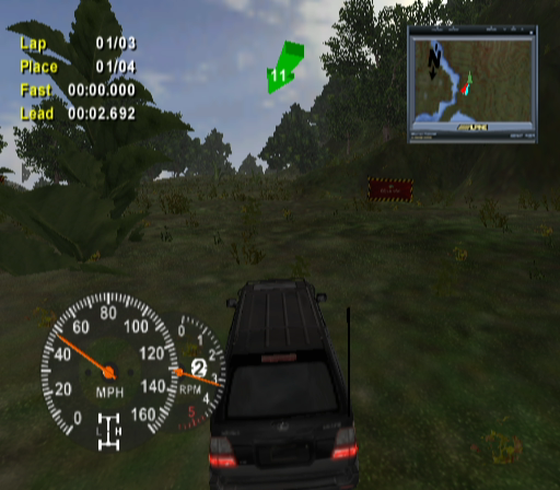 
4x4 Evo 2 | GameCube | gameplay screenshot | Data by MobyGames.com