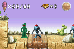 
Gumby vs. the Astrobots | Game Boy Advance | gameplay screenshot | Data by MobyGames.com