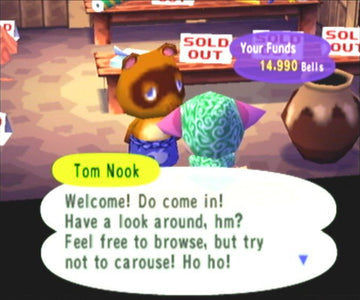 
Animal Crossing | GameCube | gameplay screenshot | Data by MobyGames.com