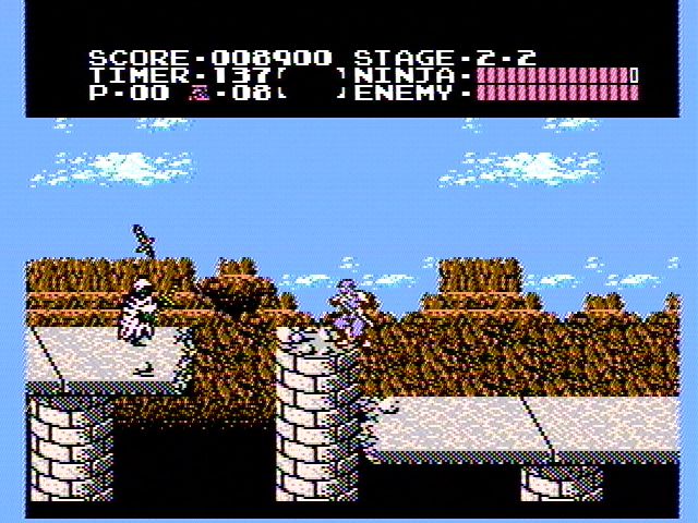 
Ninja Gaiden | NES | gameplay screenshot | Data by MobyGames.com