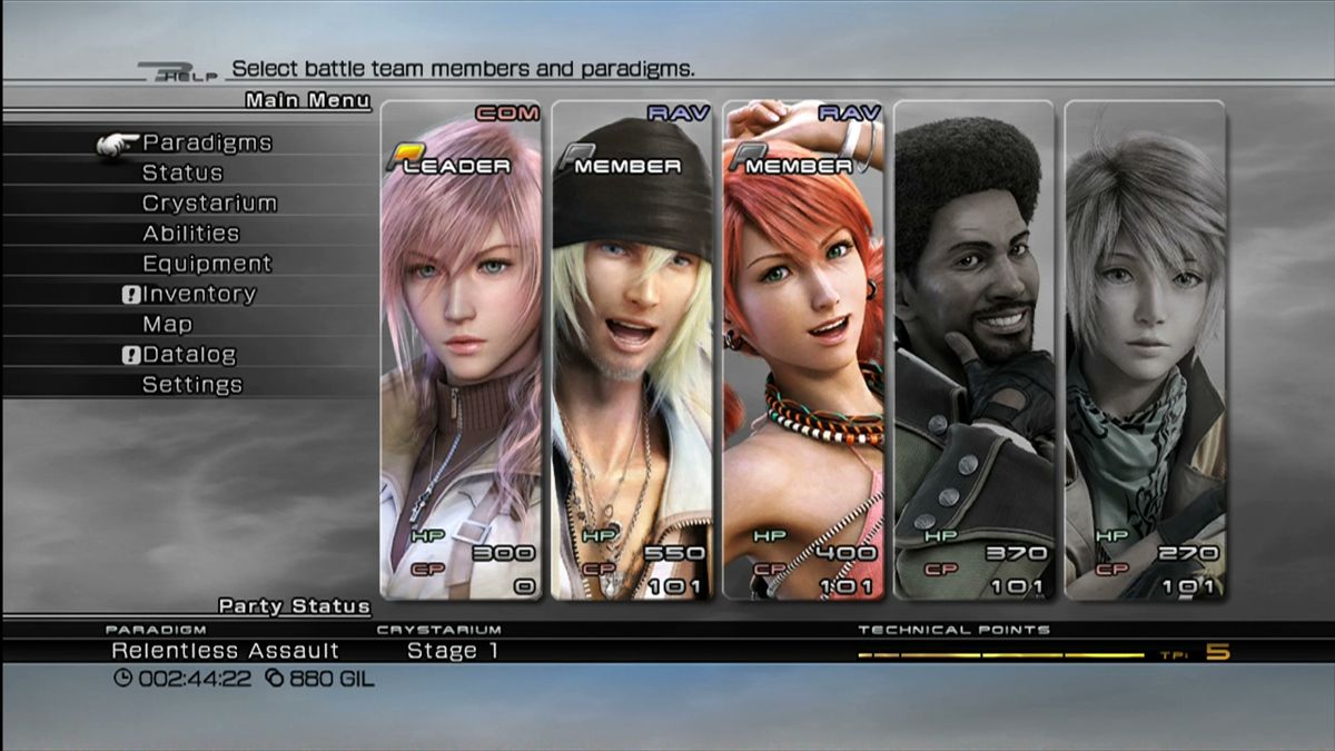 Final Fantasy XIII | Xbox 360 | gameplay screenshot | region=North America | source-country= | zypher-v2 | moby-70499b96a350 | Data by MobyGames.com