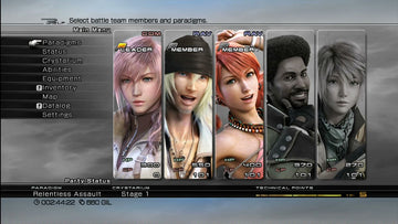 Final Fantasy XIII | Xbox 360 | gameplay screenshot | region=North America | source-country= | zypher-v2 | moby-70499b96a350 | Data by MobyGames.com