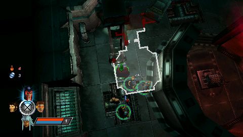 
X-Men: Legends II - Rise of Apocalypse | PSP | gameplay screenshot | Region: North America | source-country= | Data by MobyGames.com