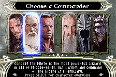 
The Lord of the Rings: The Third Age | Game Boy Advance | gameplay screenshot | Data by MobyGames.com
