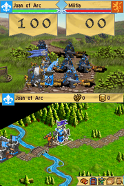 
Age of Empires: The Age of Kings | Nintendo DS | gameplay screenshot | Data by MobyGames.com