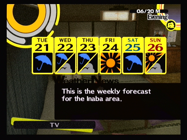 
Shin Megami Tensei: Persona 4 | PlayStation 2 | gameplay screenshot | Region: North America | source-country= | Data by MobyGames.com