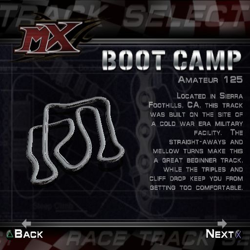 MX Superfly Featuring Ricky Carmichael | PlayStation 2 | gameplay screenshot | region=North America | source-country= | zypher-v2 | moby-6a33edc89398 | Data by MobyGames.com