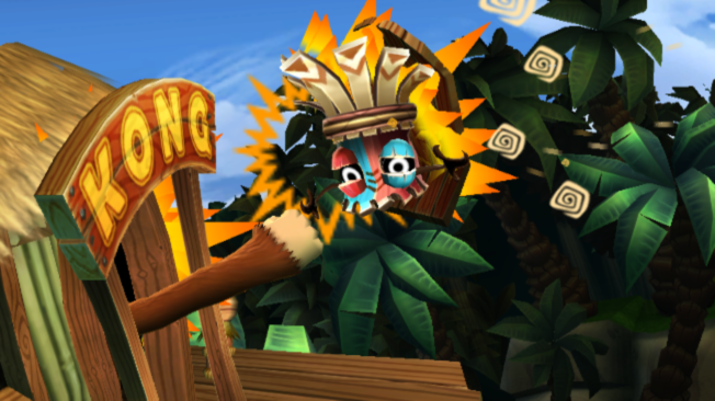 Donkey Kong Country Returns | Wii | gameplay screenshot | region=North America | source-country= | zypher-v2 | moby-81d5fd3b5040 | Data by MobyGames.com