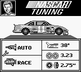 
Bill Elliott's NASCAR Fast Tracks | Game Boy | gameplay screenshot | Data by MobyGames.com