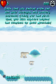 
Arctic Tale | Nintendo DS | gameplay screenshot | Region: North America | source-country= | Data by MobyGames.com
