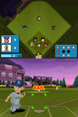 
Backyard Baseball '09 | Nintendo DS | gameplay screenshot | Region: North America | source-country= | Data by MobyGames.com
