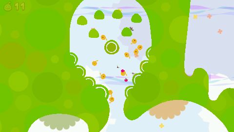
LocoRoco | PSP | gameplay screenshot | Data by MobyGames.com