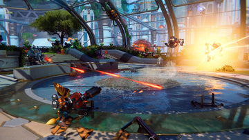 Ratchet & Clank: Rift Apart | PlayStation 5 | gameplay screenshot | region=North America | source-country= | zypher-v2 | moby-66bf2dd4ab72 | Data by MobyGames.com
