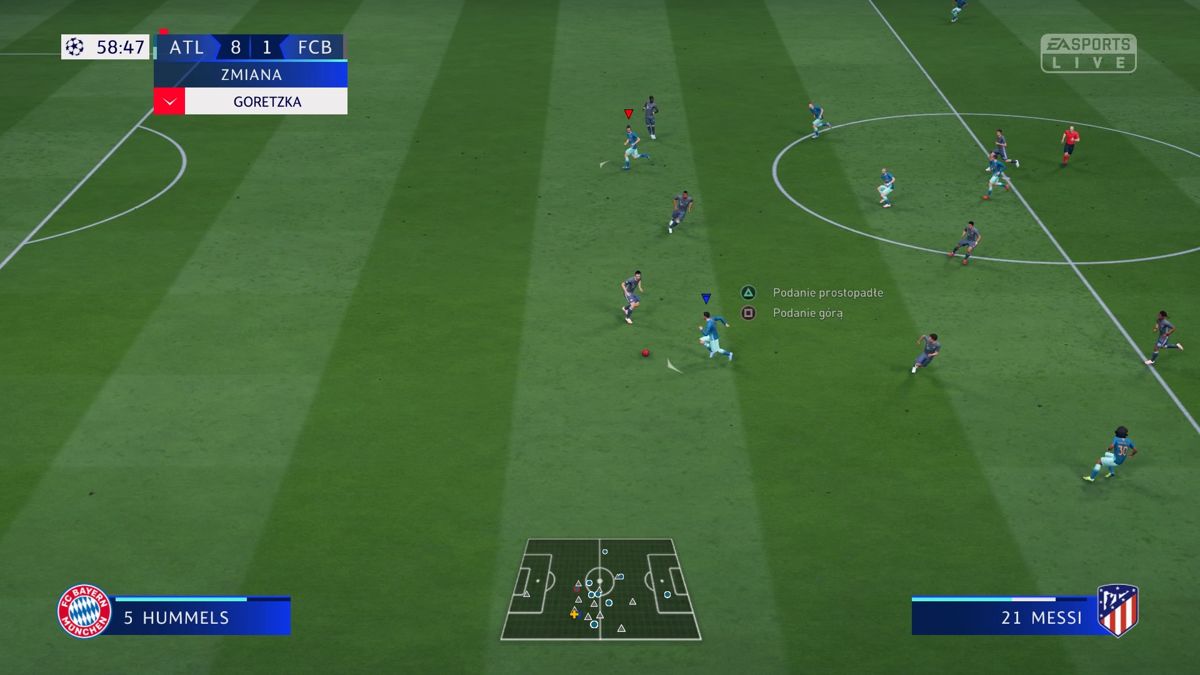 
FIFA 19 | PlayStation 4 | gameplay screenshot | Data by MobyGames.com