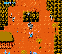 
Commando | NES | gameplay screenshot | Data by MobyGames.com