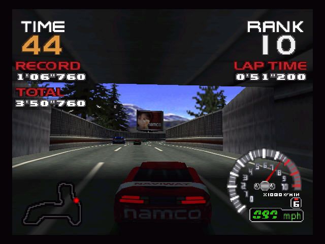 
Ridge Racer 64 | Nintendo 64 | gameplay screenshot | Data by MobyGames.com