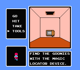 
The Goonies II | NES | gameplay screenshot | Data by MobyGames.com