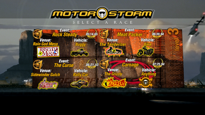 
MotorStorm | PlayStation 3 | gameplay screenshot | Data by MobyGames.com