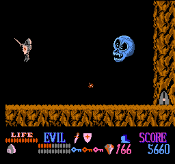 
Wizards & Warriors | NES | gameplay screenshot | Data by MobyGames.com