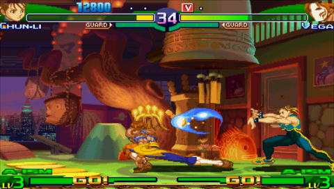 
Street Fighter Alpha 3 Max | PSP | gameplay screenshot | Data by MobyGames.com