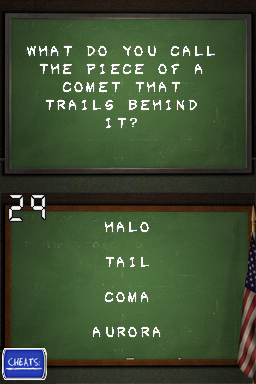 Are You Smarter than a 5th Grader? Make the Grade | Nintendo DS | gameplay screenshot | Region: North America | source-country= | Data by MobyGames.com