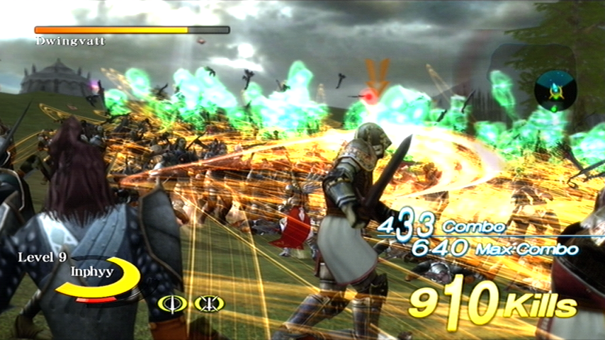 
N3: Ninety-Nine Nights | Xbox 360 | gameplay screenshot | Region: North America | source-country= | Data by MobyGames.com