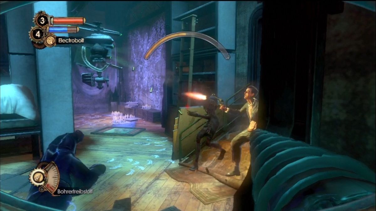 BioShock 2 | Xbox 360 | gameplay screenshot | region=North America | source-country= | zypher-v2 | moby-3d14004c79a0 | Data by MobyGames.com
