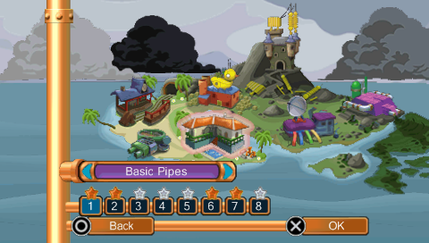 
Pipe Mania | PSP | gameplay screenshot | Data by MobyGames.com