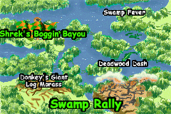 
Shrek: Swamp Kart Speedway | Game Boy Advance | gameplay screenshot | Data by MobyGames.com