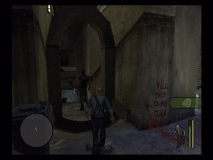
Manhunt | PlayStation 2 | gameplay screenshot | Region: North America | source-country= | Data by MobyGames.com