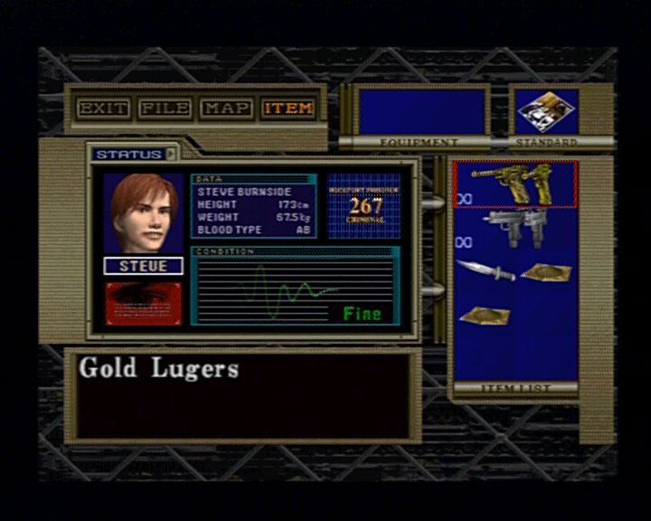 Resident Evil: Code: Veronica X | PlayStation 2 | gameplay screenshot | region=North America | source-country= | zypher-v2 | moby-8a6f760eb84b | Data by MobyGames.com