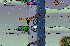 
The Wild Thornberrys: Chimp Chase | Game Boy Advance | gameplay screenshot | Data by MobyGames.com