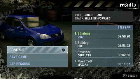 
Need for Speed: Most Wanted 5-1-0 | PSP | gameplay screenshot | Data by MobyGames.com