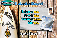
Kelly Slater's Pro Surfer | Game Boy Advance | gameplay screenshot | Data by MobyGames.com