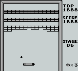 Alleyway | Game Boy | gameplay screenshot | Data by MobyGames.com