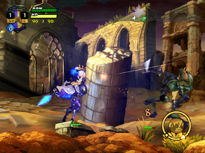 Odin Sphere | PlayStation 2 | gameplay screenshot | region=North America | source-country= | zypher-v2 | moby-c49ba2bd5f34 | Data by MobyGames.com