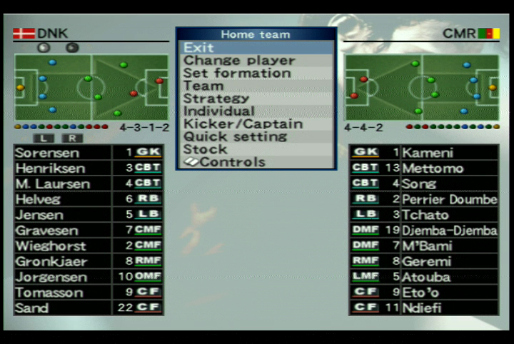 
World Soccer: Winning Eleven 8 International | Xbox | gameplay screenshot | Data by MobyGames.com