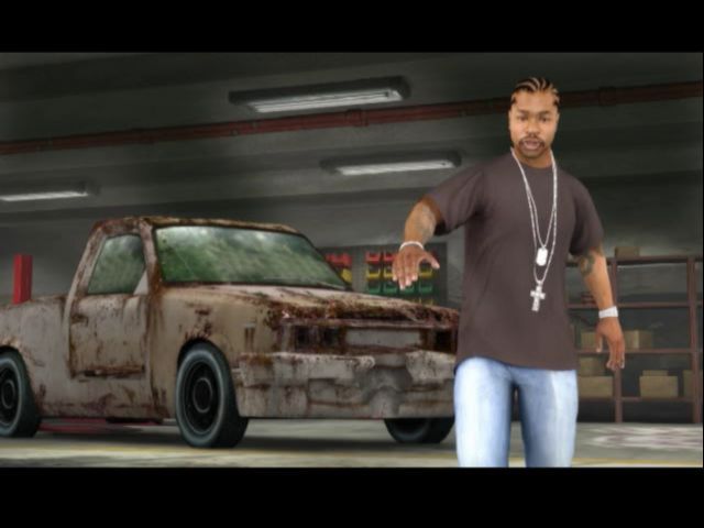 MTV Pimp My Ride | PlayStation 2 | gameplay screenshot | region=North America | source-country= | zypher-v2 | moby-5c1b199ff118 | Data by MobyGames.com
