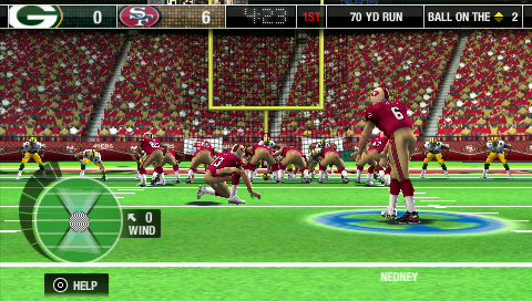 Madden NFL 09 | PSP | gameplay screenshot | region=North America | source-country= | zypher-v2 | moby-0e8a6e6f956c | Data by MobyGames.com