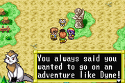 Lunar: Legend | Game Boy Advance | gameplay screenshot | region=North America | source-country= | zypher-v2 | moby-7e33e9a86847 | Data by MobyGames.com
