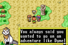 Lunar: Legend | Game Boy Advance | gameplay screenshot | region=North America | source-country= | zypher-v2 | moby-7e33e9a86847 | Data by MobyGames.com
