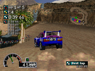 
Rally Cross | PlayStation | gameplay screenshot | Region: North America | source-country= | Data by MobyGames.com