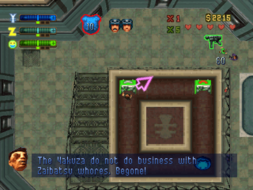 
Grand Theft Auto 2 | PlayStation | gameplay screenshot | Region: North America | source-country= | Data by MobyGames.com