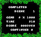 
The Jungle Book | Game Gear | gameplay screenshot | Data by MobyGames.com