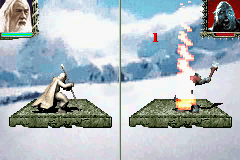 
The Lord of the Rings: The Third Age | Game Boy Advance | gameplay screenshot | Data by MobyGames.com