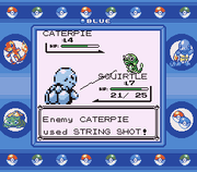 Pokémon Blue Version | Game Boy | gameplay screenshot | region=North America | source-country= | zypher-v2 | moby-9088b5df5583 | Data by MobyGames.com